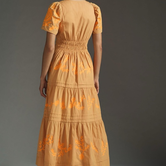 ANTHROPOLOGIE Somerset Embroidered Maxi Dress - Picture 2 of 7